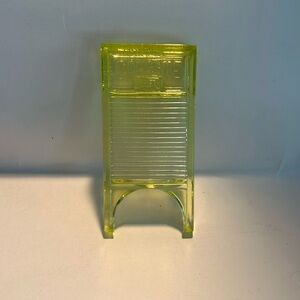 Colgate soap washboard vintage yellow Vaseline uranium glass Westmorland RARE